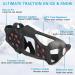 Tungsten Steel Ice Cleats for Shoes & Boots | Snow Grippers for Men Women Kids | Anti-Slip Crampons for Winter Fishing, Walking, Running | Size L (Men 8-11/Women 9.5-12.5) - Buy Online on GoSupps.com