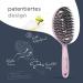 Fabcare Organic Hairbrush - Wild Boar Bristles Round Detangler Brush for All Hair Types | Pink - Includes Ebook Professional Hair Care - Buy Online on GoSupps.com