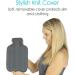 Arctic Flex XL 2L Hot Water Bottle with Cover - Reusable Cold Pack & Heat Therapy Pad for Pain Relief - Portable & Transparent Ice Bag - Buy Online on GoSupps.com
