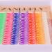 Colored Cluster Eyelashes DIY Extensions Set | 140 PCS Individual Lashes in 7 Colors | False Lashes DIY at Home Pack - Buy Online on GoSupps.com