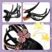 6 Pack Heart Style Ponytail Hair Clips with Rhinestones - Sparkly and Fancy Hair Accessories for Women and Girls - Buy Online on GoSupps.com