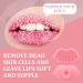 2-Piece Silicone Lip Scrub Brush Set - Exfoliating Brush Tool for Smoother Fuller Lips - Ideal for Men & Women (Pink - Buy Online on GoSupps.com