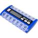 Buy Digital Pill Box Organizer with 2 Beep Reminder & LED Alert - Blue | International Shipping Available - Buy Online on GoSupps.com