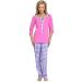Be Mammy Womens Nursing Pyjama Set 1N2TT2 S Pink-2