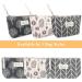 3 PCs Canvas Cosmetic Bag Set | Zippered Portable Make-Up Bags for Travel & Outdoor Activities - Buy Online on GoSupps.com