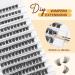 QUEWEL Eyelash Cluster - Mixed Length Natural Look Reusable DIY Extensions - Thin Band for Home Use (FD04) - 1 Pack - Buy Online on GoSupps.com