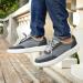 OrthoComfoot Men's Arch Support Sneakers for Plantar Fasciitis & Achilles Tendonitis - Grey, Size 13 W - Buy Online on GoSupps.com