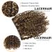 22 inch Afro Jerry Curly Clip in Human Hair Extensions for Black Women - Natural Black Color - 100% Brazilian Hair - #P4/27 - Buy Online on GoSupps.com