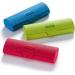FEFI Sturdy Hardcase Glasses Case - Colorful Blue Linen Look | Durable & Stylish Eyewear Protection - Buy Online on GoSupps.com