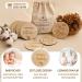Prinzental 30 Baby Milestone Cards for Twins | Elegant Wooden Discs | Unique Gift for Twin Births - Buy Online on GoSupps.com