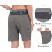 Little Donkey Andy Women's 9 Inseam Golf Shorts - Lightweight Quick Dry Hiking Shorts - Zippered Pockets - Gray Heather Large - Buy Online on GoSupps.com