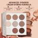 Palette Maquillage Yeux Professionnelle Nude Brown Palette 9 Couleurs Intenses et Paillet es Fard a Paupiere Longue Tenue Id al pour D butantes et Maquilleurs Voyage Compacte Tons Terre - Buy Online on GoSupps.com