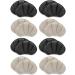Sibba 8 Pairs Heel Grips - Anti-Blister Shoe Pads for Loose Shoes - Comfortable Shoe Inserts - Black & Nude - Buy Online on GoSupps.com