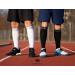 Sportecx Premium Compression Stockings for Men & Women | Cotton Support Socks for Sports Travel & Pregnancy | Black & Blue S-M - Buy Online on GoSupps.com