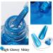 MIZHSE Blue Chrome Powder Liquid for Nails - Metallic Nail Art Pigment 10ml - Mirror Effect UV LED Soak Off Polish - Nail Art Design MJY009 - Buy Online on GoSupps.com