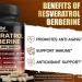 BMVINVOL Resveratrol Supplement | Berberine Quercetin Grape N-Acetyl Cysteine NAD Supplement for Antioxidant & Anti-Aging Support - Buy Online on GoSupps.com