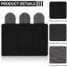 Molle Patch Display Board - 3 Columns Style | Military Army Patches for Backpacks | Tactical Hook and Loop Visor Cover - Buy Online on GoSupps.com