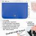 Buy Three Swords Germany 10-Piece Manicure Set 'Spezia' - Blue Artificial Leather Case | Nail Scissors Skin Scissors Nail Pliers & More - Buy Online on GoSupps.com