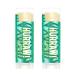 Hurraw! Coconut Mint Lemongrass (Pitta) Lip Balm 2 Pack: Organic Certified Vegan Cruelty and Gluten Free. Non-GMO 100% Natural Ingredients. Bee Shea Soy and Palm Free. Made in USA