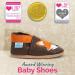 Soft Sole Leather Baby Shoes for Boys and Girls | Toddler Walking Shoes 18-24 Months | Brown Fox Design - Buy Online on GoSupps.com