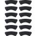 6 Pairs Heel Cushion Pads Heel Grip Liner Heel Shoe Grips Liner Self Adhesive Shoe Insoles Foot Care Protector Heel Shoe Grips Line for Women Men - Black