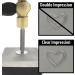 Beadsmith Brass Ergo Hammer - 5-inch Handle, 1LB Weighted Head - 27mm Face - Metal Stamping, Jewelry Making, Wood & Leather Smithing - Buy Online on GoSupps.com