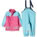 Playshoes Unisex Kid's Rain Suit with Fleece Lining - Waterproof Mud Suit 98 Turquoise - Buy Online on GoSupps.com