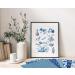 Whaline Chinoiserie Pattern Paper - 24 Sheets Blue China Scrapbook Specialty Paper - Buy Online on GoSupps.com