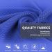 Sukeen Cooling Towel (40x12) for Yoga, Golf, Gym - Soft Microfiber Chilly Towel for Camping, Running, Workout - Dark BlueLight PurpleLight BluePalegreen - Buy Online on GoSupps.com