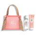 Roger & Gallet | Travel Pouch Travel Set | Includes 1 oz Fragrance Water 1.6 oz Body Lotion & Limited Edition Travel Pouch | All Natural Body Care (Fig Blossom | Fleur de Figuier) Travel Pouch - Fig Blossom