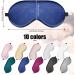 Buy Xtinmee 30-Piece Silk Sleep Masks - Adjustable Eye Masks for Sleeping Travel & Blindfold | Soft & Comfortable Eye Covers for Men & Women (Multicolor - Buy Online on GoSupps.com