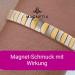 Buy Magnetix Wellness Flexi Magnet Hard Tab Classix I Bicolor Gold/Silver Magnetic Jewelry - Perfect Fit for Swollen Wrists - Buy Online on GoSupps.com