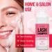 Lash Shampoo Bulk 600ml - Oil Free Eyelash Extension Cleanser | Gentle Foaming Formula for Salon & Home Care | Buy Rose Scented Shampoo Online - Buy Online on GoSupps.com