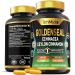 Tenmido Goldenseal Root Supplement - 7in1 Formula - Combine with Echinacea Ceylon Cinnamon Turmeric Papaya Gotu Kola & Black Pepper - Digestive Health Support - 150 Capsules for 5 Months Supply