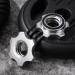 Imikeya 2-Piece Screw Cap for Standard Dumbbell Bars - Non-Slip Spinlock Closures 25mm Diameter - Weight Lifting Accessories - Silver - Buy Online on GoSupps.com