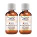 Greenwood essential natural passion fruit oil (Passiflora Edulis) Naturreine therapeutic quality cold -pressed (Pack of Two) 100ml x 2 (6.76 oz)