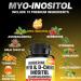 Myo-Inositol & D-Chiro Inositol Capsules with Ashwagandha Berberine Cinnamon Gymnema Chasteberry Milk Thistle Turmeric Bitter Melon - 90 Capsules - Buy Online on GoSupps.com
