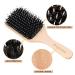 Sosoon Boar Bristle Paddle Hairbrush - No More Tangle - Giftbox & Tail Comb Included - Buy Online on GoSupps.com