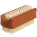 Redecker Natural Pig Bristle Nail Brush with Oiled Pearwood Handle, 3-3/4-Inches