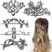 Noverlife 5PCS Celtic Hairpins - Vintage Silver Viking Hair Clips for Girls and Women - Buy Online on GoSupps.com