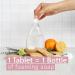Hand Soap Refill Tablets - Eco-Friendly Zero Waste Packaging - Foaming Soap 48 Fl Oz Equivalent - Cleans Moisturizes & Organizes - Rose Tangerine 6 Pack - Buy Online on GoSupps.com