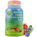Vegan Whole Food Multivitamin Daily Multivitamin for Women and Men Made with Fruits & Vegetables B-Complex Probiotics Enzymes CoQ10 Omegas Turmeric Non-GMO 180 Count