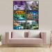 6 Pack Landscape Waterfall Paint by Numbers Kits - Easy DIY Acrylic/Watercolor for Adults & Kids - Gift & Home Decor - 11.8 X 15.75 Inch - Buy Online on GoSupps.com