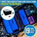 XXL Car Rooftop Cargo Carrier Bag | Waterproof Car Topper Luggage Carrier | No Roof Rack Needed | 6 Hooks Mat Storage | Universal Fit for SUVs - Buy Online on GoSupps.com
