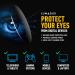 AmberSleep Amber Yellow Tinted Blue Light Blocking Glasses - Non-Prescription Anti-Glare UV Protection for Eye Strain Relief Sleep Improvement & Gaming - International Shipping Available - Buy Online on GoSupps.com