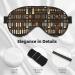 SSIMOO African Mud Cloth Eye Mask | Breathable Soft Sleep Patch for Travel & Relaxation | Stylish Black Tribal Design - Buy Online on GoSupps.com