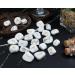 Crocon Howlite Rune Stones Set - Engraved Elder Futhark Crystal Runes for Reiki Healing and Meditation | Chakra Balancing Stones for Beginners - Includes Crystal Guide & Pouch | 15-20mm - Buy Online on GoSupps.com