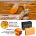 Bisienya Kojic Acid Soap Original Turmeric Soap Bar for Face And Body Bath Bath Face Essential Oil Handmade Soap Improve Wrinkles Pimples Dark Spots Blackheads and Dullness(100g) - Buy Online on GoSupps.com