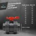 VIALIA PVC Kugelhahn 63mm - Double Union Shut-Off Tap for PVC Pipes | Ideal for Pool Pond Construction & Aquaristics | International Shipping Available - Buy Online on GoSupps.com