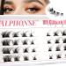 ALPHONSE D Curl Russian Individual Cluster Lash Clusters - Fluffy Natural DIY Cat Eye Extensions - Buy Online on GoSupps.com